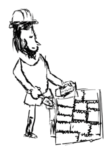 freyt's construction mascot stacking boxes